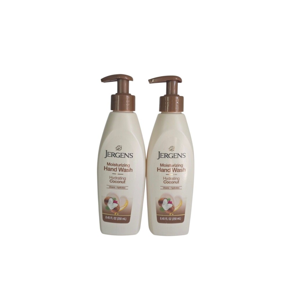 Jergens Moisturizing Hand Wash Hydrating Coconut 8.45 fl oz (2pk)